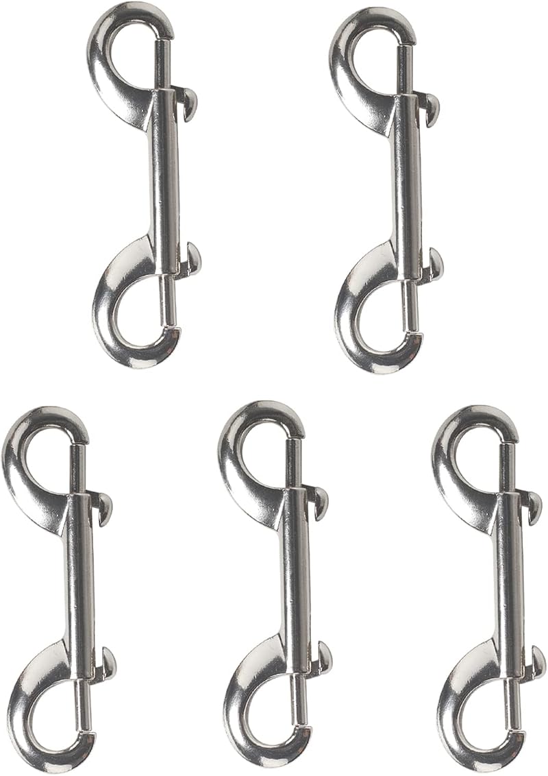Gtwinsone 5pcs Zinc Alloy Double Ended Bolt Snap Hooks Swivel Trigger Clips