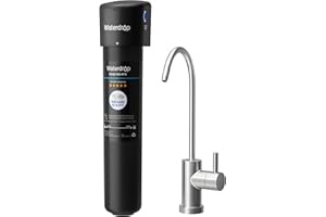 Waterdrop 15UB Under Sink Water Filter System, Reduces Lead, Chlorine, Bad Taste & Odor, Under Counter Water Filter with Dedi