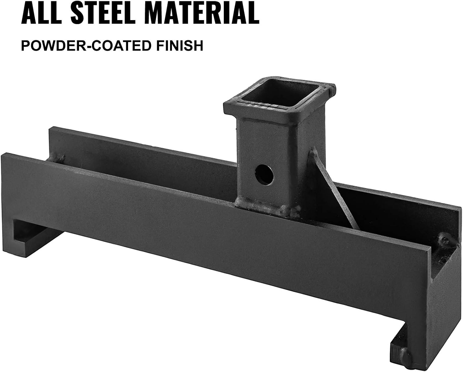 Mophorn トレーラーヒッチレシーバー 標準2インチレシーバー フォークリフト牽引アタッチメント 1600ポンド トレーラーレシーバーアタッチメント 長さ17 5インチ ヘビーデューティー フォークリフト トラクター スキッドステアリング用 Amazon