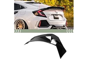 Syon Auto FITS 162021 HONDA CIVIC SEDAN GLOSSY BLACK HIGHKICK DUCKBILL TRUNK SPOILER WING