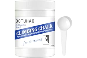 DOTUHAO Climbing Chalk, Gym Chalk for Weightlifting, Rock Climbing, Bouldering, Gymnastics, Pole Grip, & More - Lifting Chalk & Climbing Chalk for Dry Hands