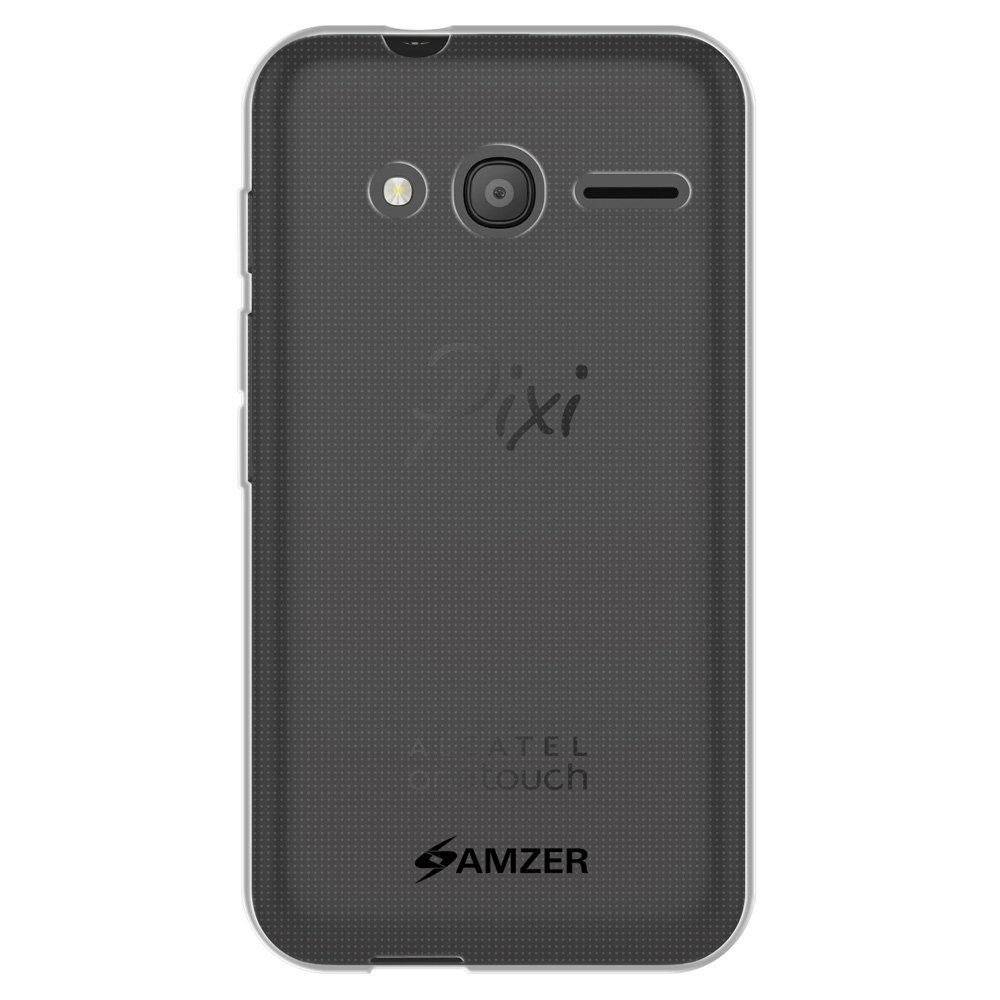 AMZER Pudding TPU Cover Case for 4-Inch Alcatel OneTouch Pixi 4 - Clear