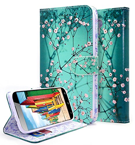 Blu studio 6.0 hd case, nagebee [kickstand feature] premium pu le…