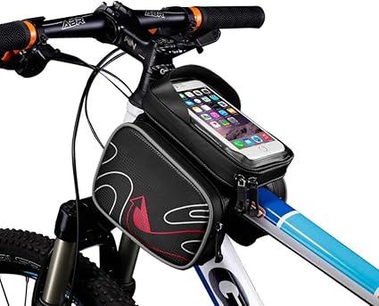 Faireach Rahmentasche Fahrrad Mit Handyhalterung Oberrohrtasche