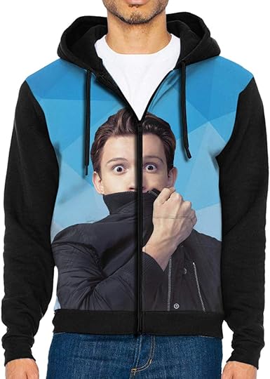 tom holland in hoodie