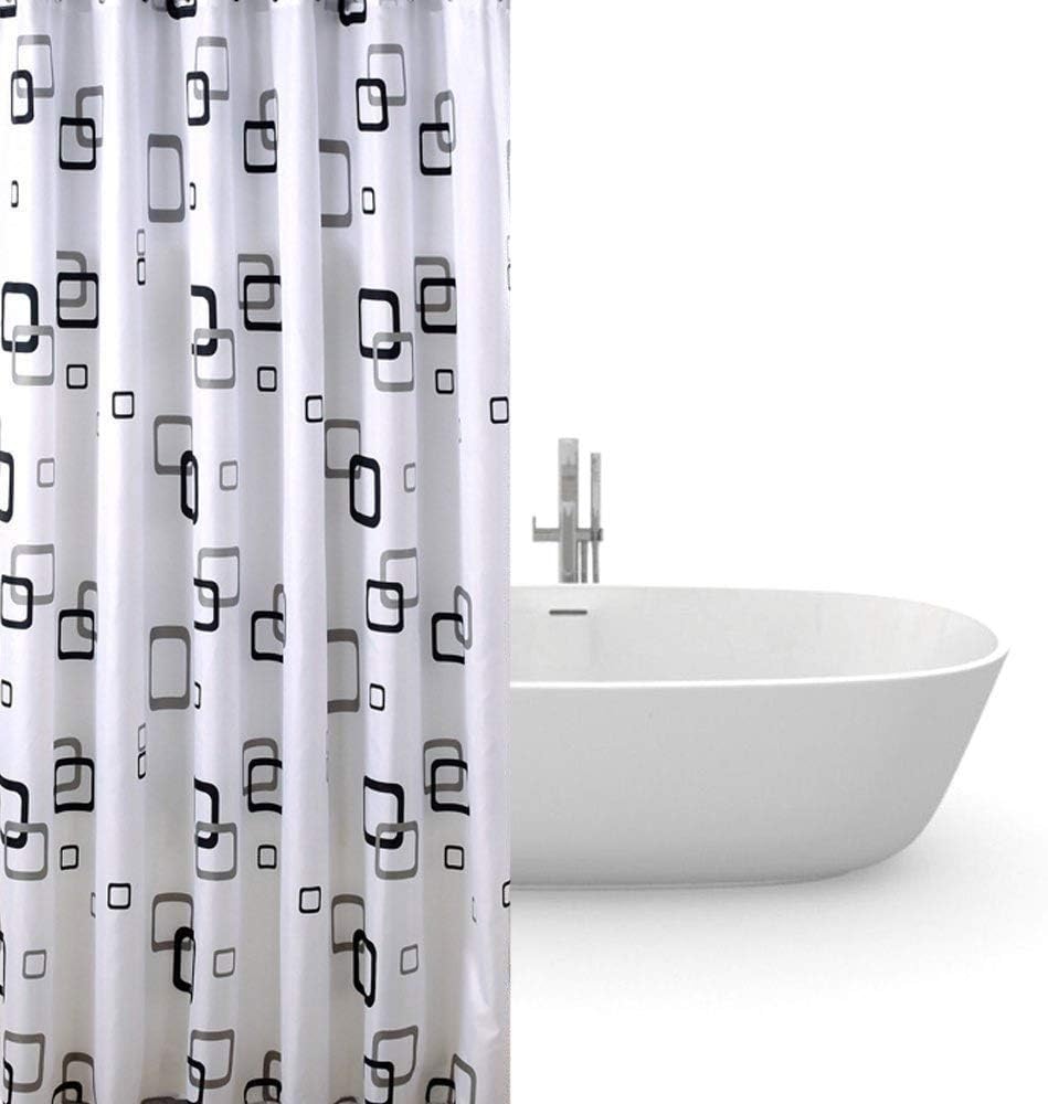 Emvency Duschvorhang Trippy Brille – Wasserdicht, 152x183 Cm, Inkl. Haken, Aus Polyester