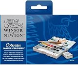 Winsor & Newton Cotman Complete Pocket Set 16 Half Pans Travel Brush view 4