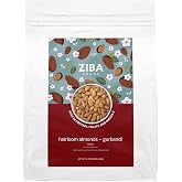 Ziba Foods Raw Almonds, Heirloom Gurbandi Nuts, High Protein Snack 2.2lbs | No Added Oil or Sugar, Healthy Snack Nuts from Afghanistan, Non-GMO, Gluten-Free, Vegan, High Protein Snack