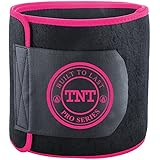 TNT Pro Series Waist Trimmer Weight Loss Ab Belt - Premium Stomach Fat Burner Wrap and Waist Trainer (X-Small, Pink)