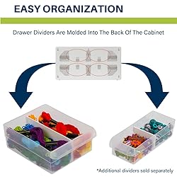 Akro-Mils 26-Drawer Plastic Drawer Storage Cabinet