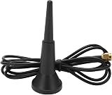 LiebeWH 2pcs 2G 3G Digital Antenna SMA Omnidirectional Magnet Base 5DBI 3m view 1
