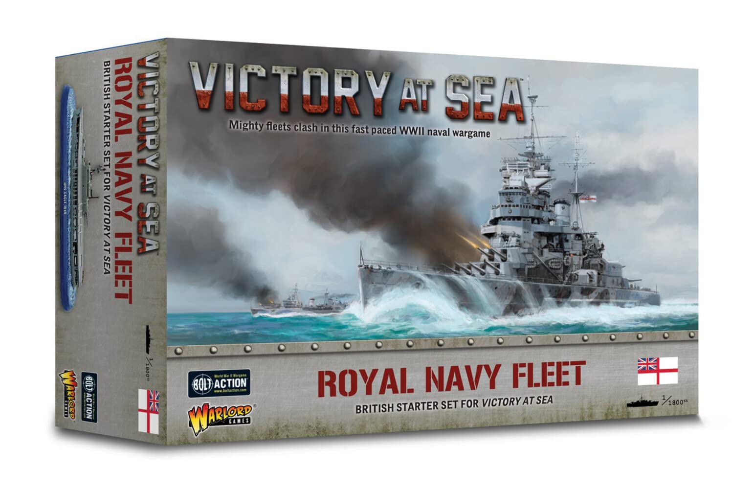 Warlord Games Victory at Sea Royal Navy fleet box
