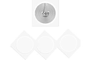 20 PCS BABIQT MIFARE Classic 1K Tags S50 RFID Sticker NFC Tags, Smart Mifare Tags Stickers RFID ISO 14443A 13.56 MHz Mifare MF1 1K Stickers Self-Adhesive 1 inch Round