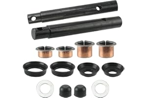 MOTOALL King Pin and Bushing Kit 90384-15825, 90384-15826, 90201-156J2 for Yamaha G2 G8 G11 G14 G16 G19 G20 Golf Cart 1985-2001 Replaces J55-F3516-00, 90334-19800, J38-23528-00, J38-23527-00