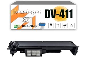 DV-411 DV411 Developer Kit Compatible for Konica Minolta Bizhub 223 283 7828 363 423 36 42 Printers, High Yield 150,000 Pages