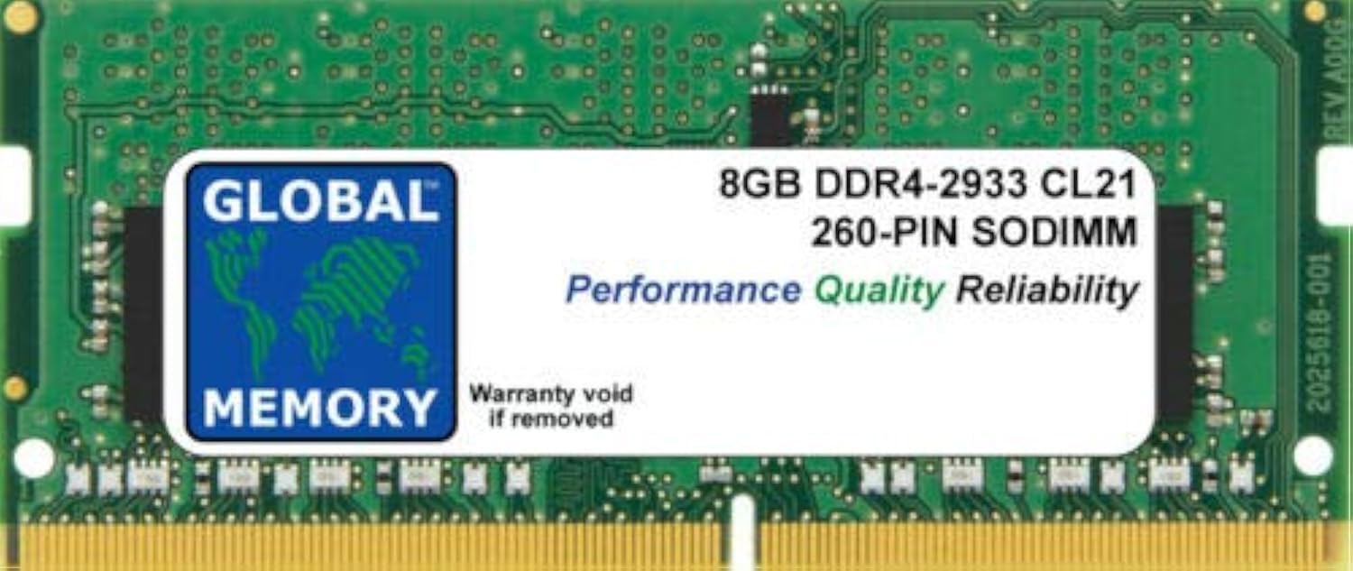 8GB DDR4 2933MHz PC4-23400 260-PIN SODIMM MEMORY RAM COMPATIBLE WITH LAPTOPS/NOTEBOOKS