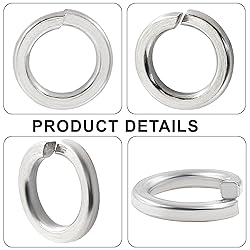 Murtenze 100PCS M8 Split Lock Washer