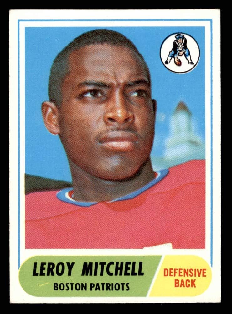 Amazon Com 1968 Topps 45 Leroy Mitchell New England Patriots Football Card Vg Ex Patriots Texas Southern Collectibles Fine Art