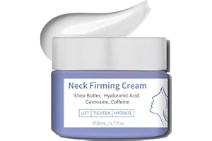 Fvquhvo Neck Firming Cream, Tighten and Lift Neck Cream, Anti-Aging Neck Cream for Even Skin Tone and Neck Lifting, Neck Tightening Cream for All Skin Types