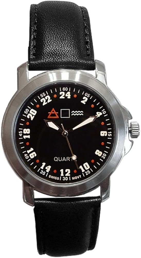 Forté Military Time Quartz Black Dial Men's Army Watch