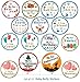 Edian Small Photo Album Baby Journal Album 4x6 Inches with Baby Belly Stickers (Aircraft, Cloth Cover)