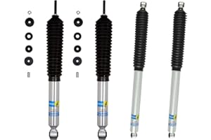 Bilstein 24-274951 24-274968 Set of 5100 Front & Rear Monotube Shocks fits 2017 2024 F250 F350 Super Duty 4WD with 2-2.5” Front Lift & 0-1” Rear Lift