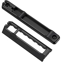 Guardtier CGM909 M-LOK Pressure Switch Cable Guides – 8 Pack Black Flashlight & Laser Wire Management Clips Mlok Hand Stop