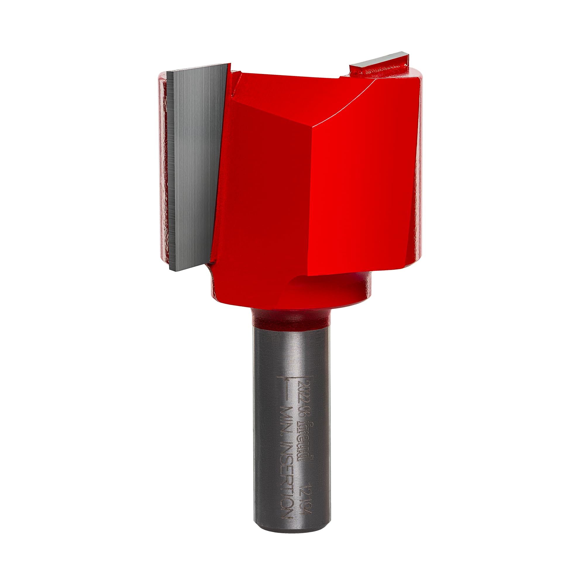 Freud 12-194: 1-3/4" (Dia.) Double Flute Straight Bit (Eclipse Grind) Red โ image 1