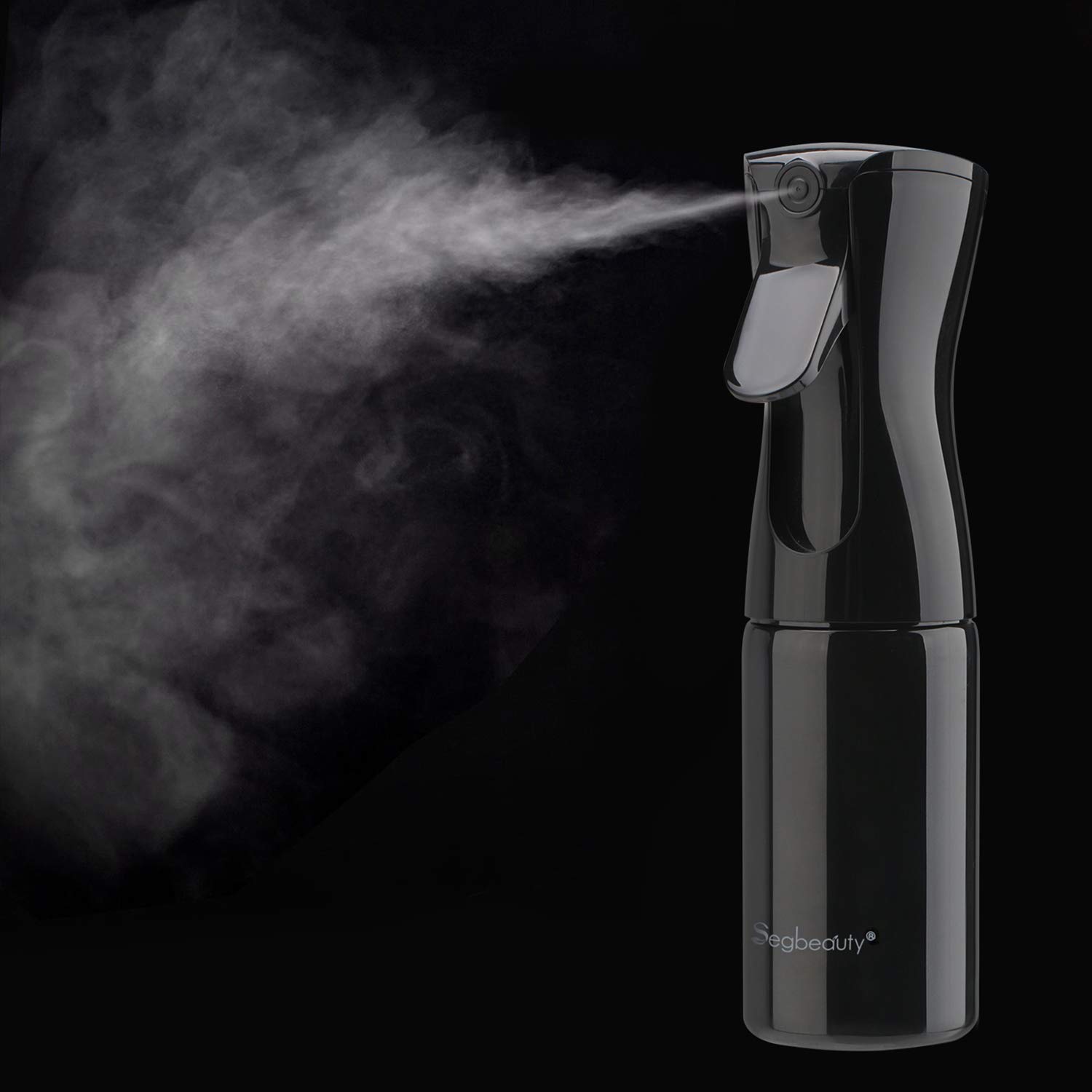 Hair Spray Bottle, Segbeauty 160ml Continuous Fine Mist Sprayer, 5.4oz Salon Spray Hair Mister, Empty Plastic Water Squirt Bottle for Curly Hair, Hair Cutting, Barber, Stylist, Cleaning, Plant: Beauty