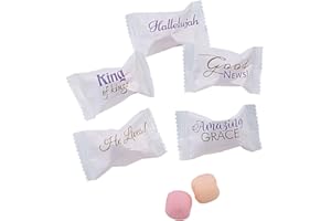 FUN EXPRESS He Lives Sweet Creams - 108 Individually Wrapped Candies - Easter Basket Filler and Church Mints