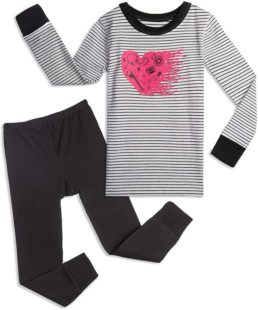 Mightly Girls Organic Cotton Footless Pajamas: Clothing