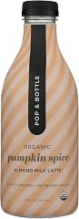 Pop and Bottle Organic Pumpkin Spice Almond Milk Latte, 32 FZ