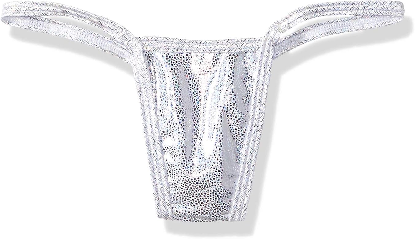 BODYZONE Women's New Years Exotic Low Back Tee, Shattered Silver, One Size: Clothing