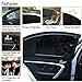 Ablitt Universal Breathable Car Driver Side Over Door Window Sun Shades Cover,Anti UV Protector for Baby Child Kids Backseat,Front Rear Sunlight Blocker,Fit Most Vehicles (4 Packs)
