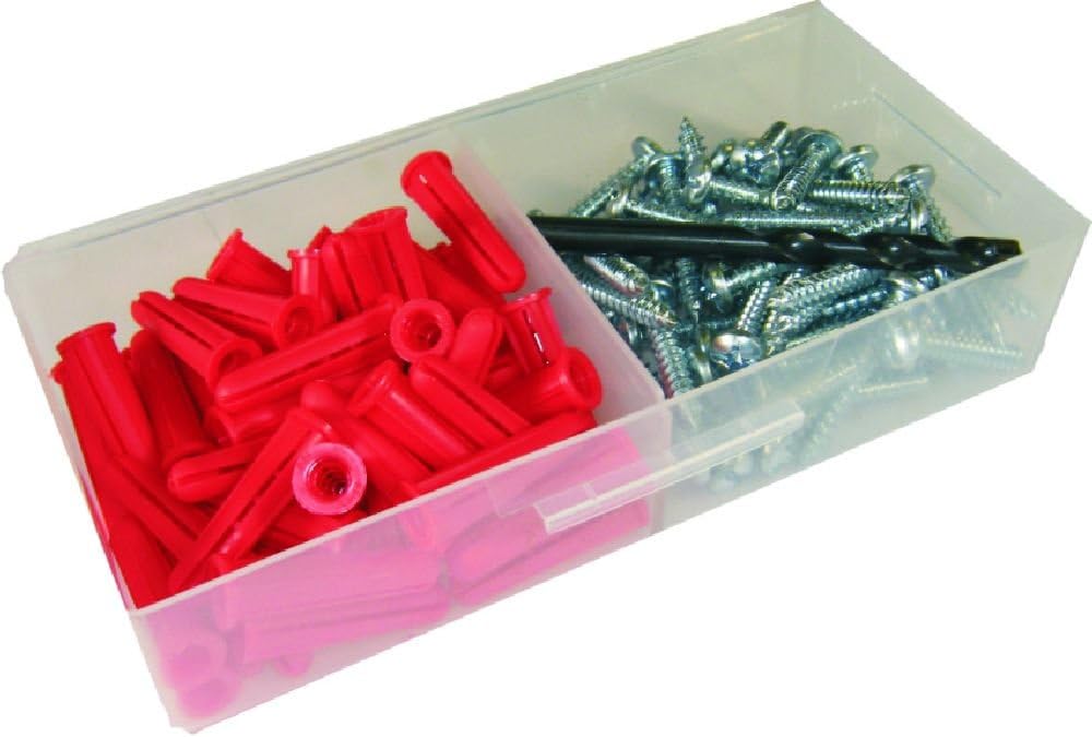 Dottie K14C Anchor Kit Red 23 Anchor L.H 12 by 11/2Inch Length Screw