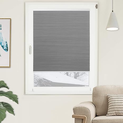 Window Blackout Blinds Room Darkening Shade Cellular Shades For Bedroom Black Out 99 Light Uv Thermal Cordless And Easy To Pull Down Up 23