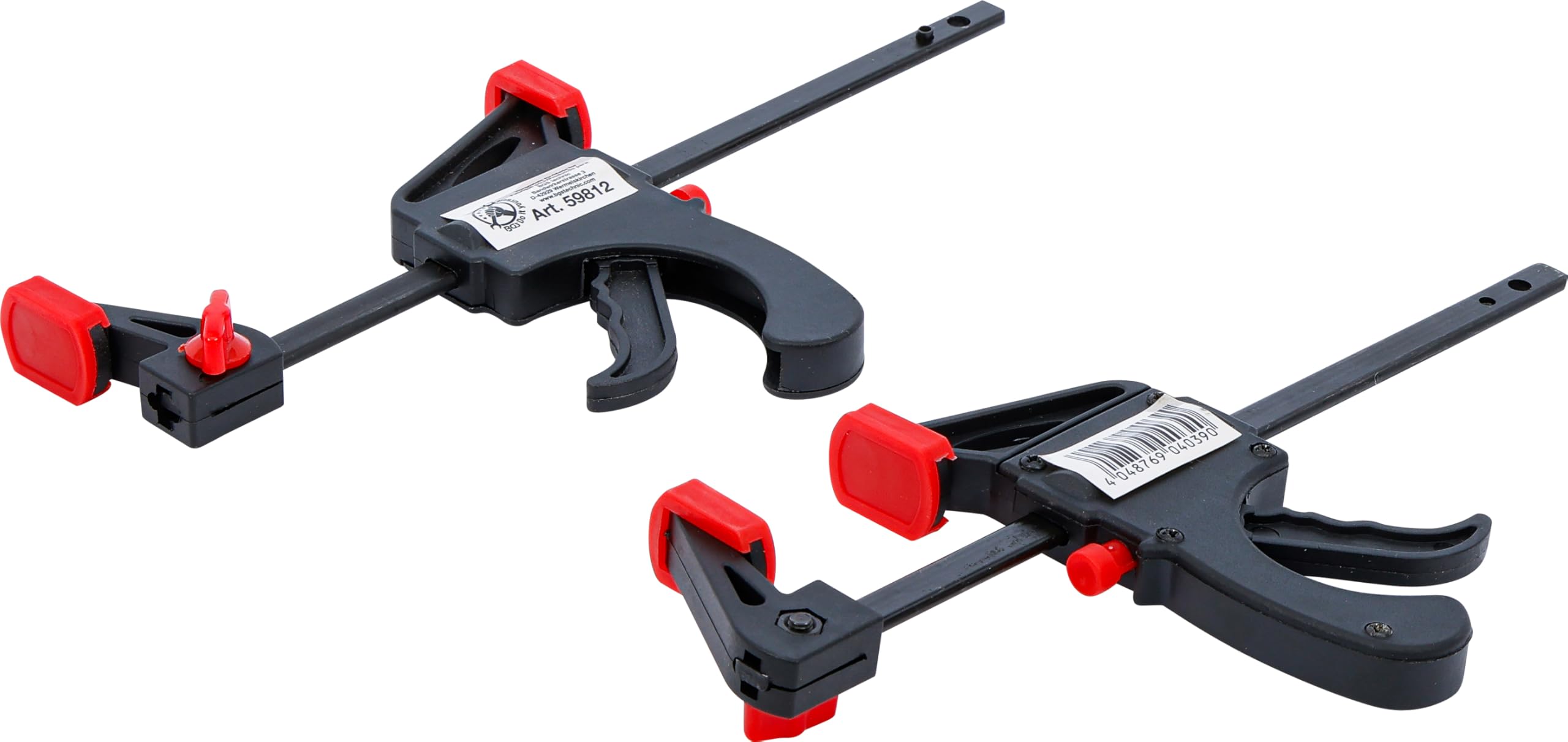 BGS Diy 59812 | Quick Action Clamping and Spreading Clamp Set | 105 mm | 2 pcs.