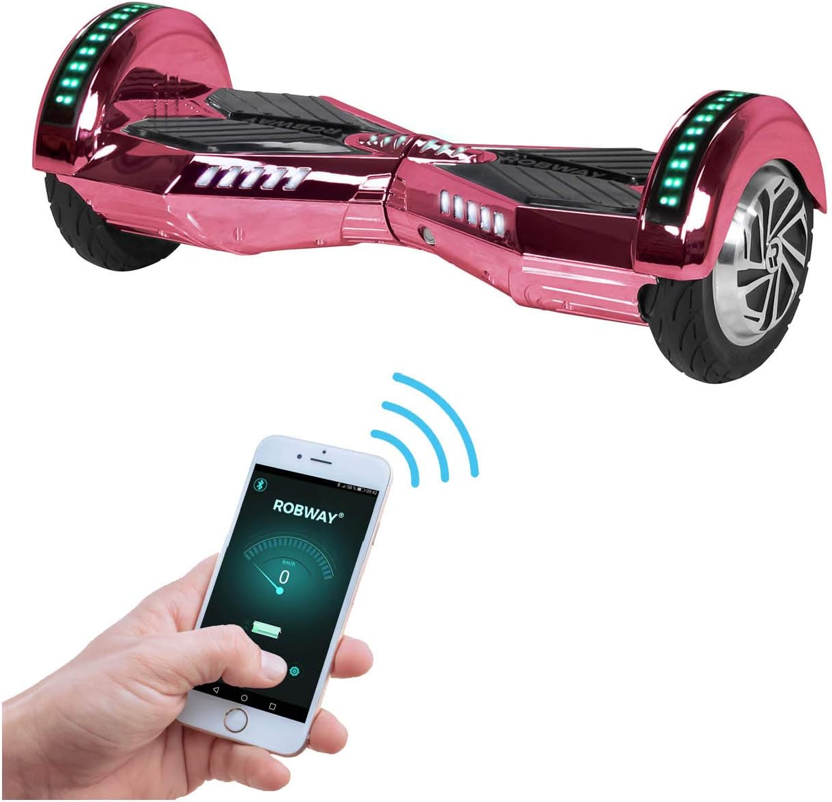 Actionbikes E-Balance Board Robway W2 chrom Edition