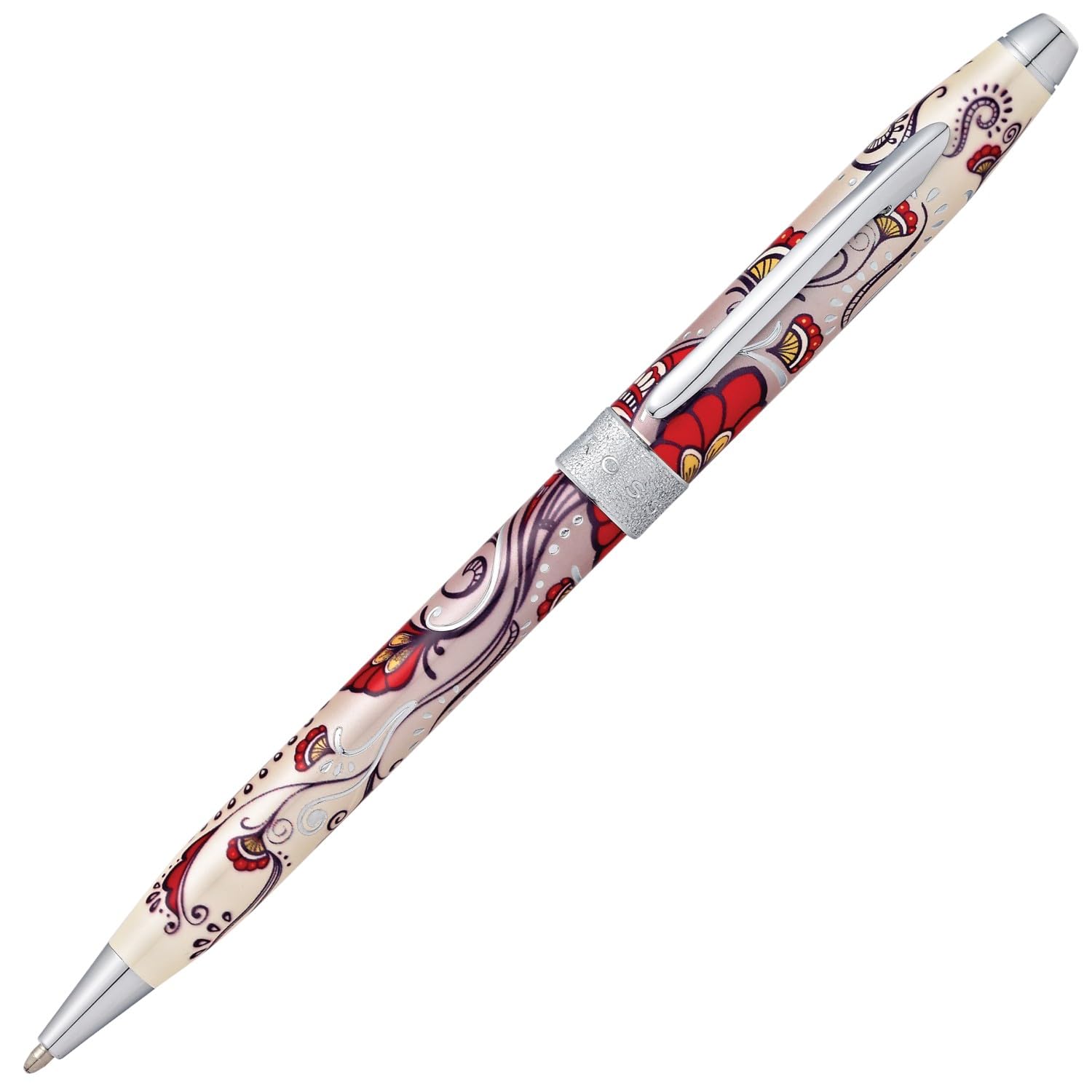 CROSS Botanica Red Hummingbird Vine – Ballpoint Pen incl. Premium Gift Box – Refillable Medium Ballpen