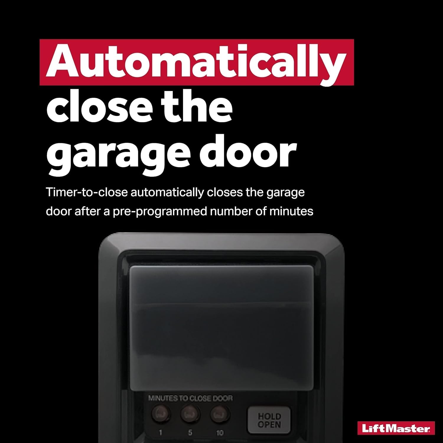 LiftMaster Garage Door Openers 881LMW Motion Detecting Control Panel W/TTC - Compatible Only with LiftMaster Security+2.0 Garage Door Openers - Wired Connection for Power Source - View 4