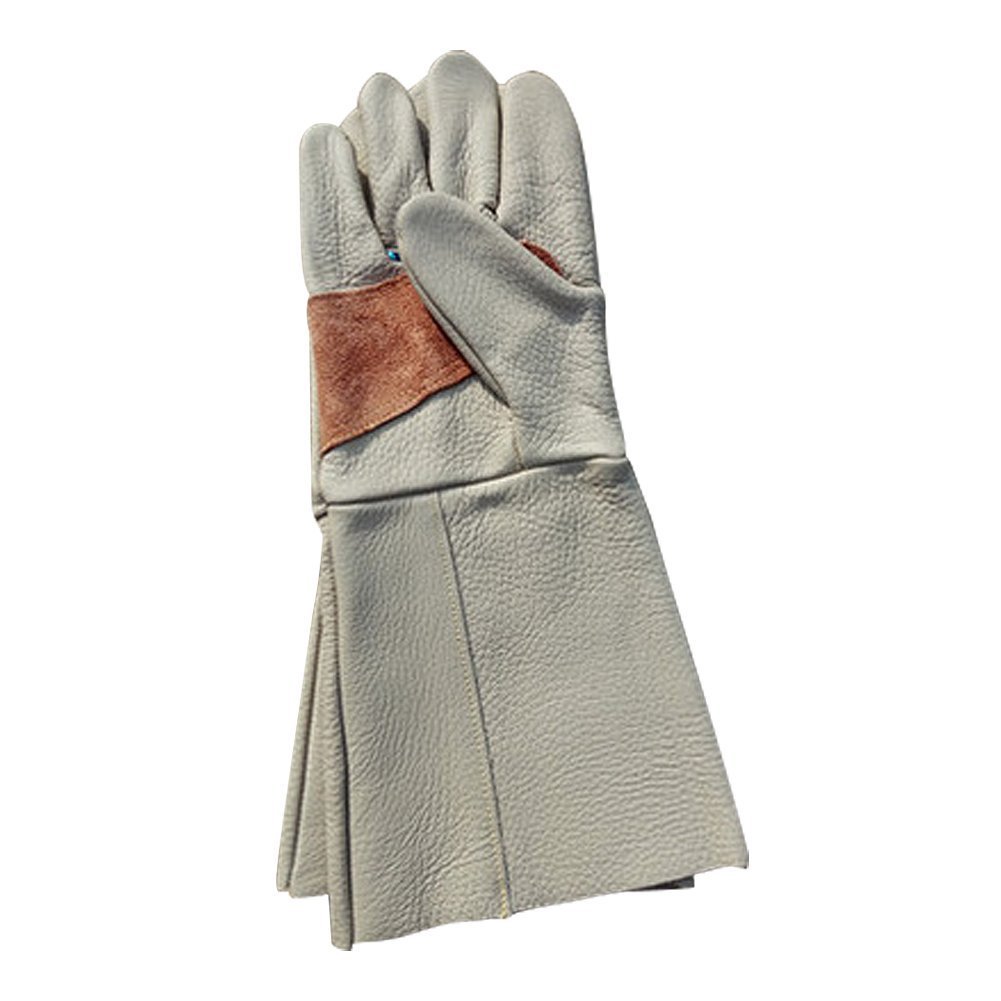 Goatskin Leather Gardening Gloves Bramble Proof L 12.4X5.2X0.9 inches
