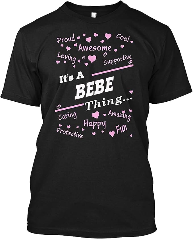 Amazon.com: Its A Bebe Unisex Youthy G T Shirt Gift Tee Graphic for Womens Man: Clothing