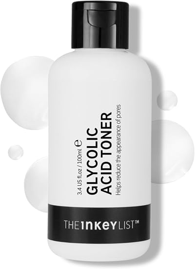 The INKEY List 10% Glycolic Acid Toner 100ml with Witch Hazel, Pore Minimising