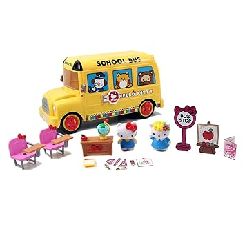 Hello Kitty School Bus Playset