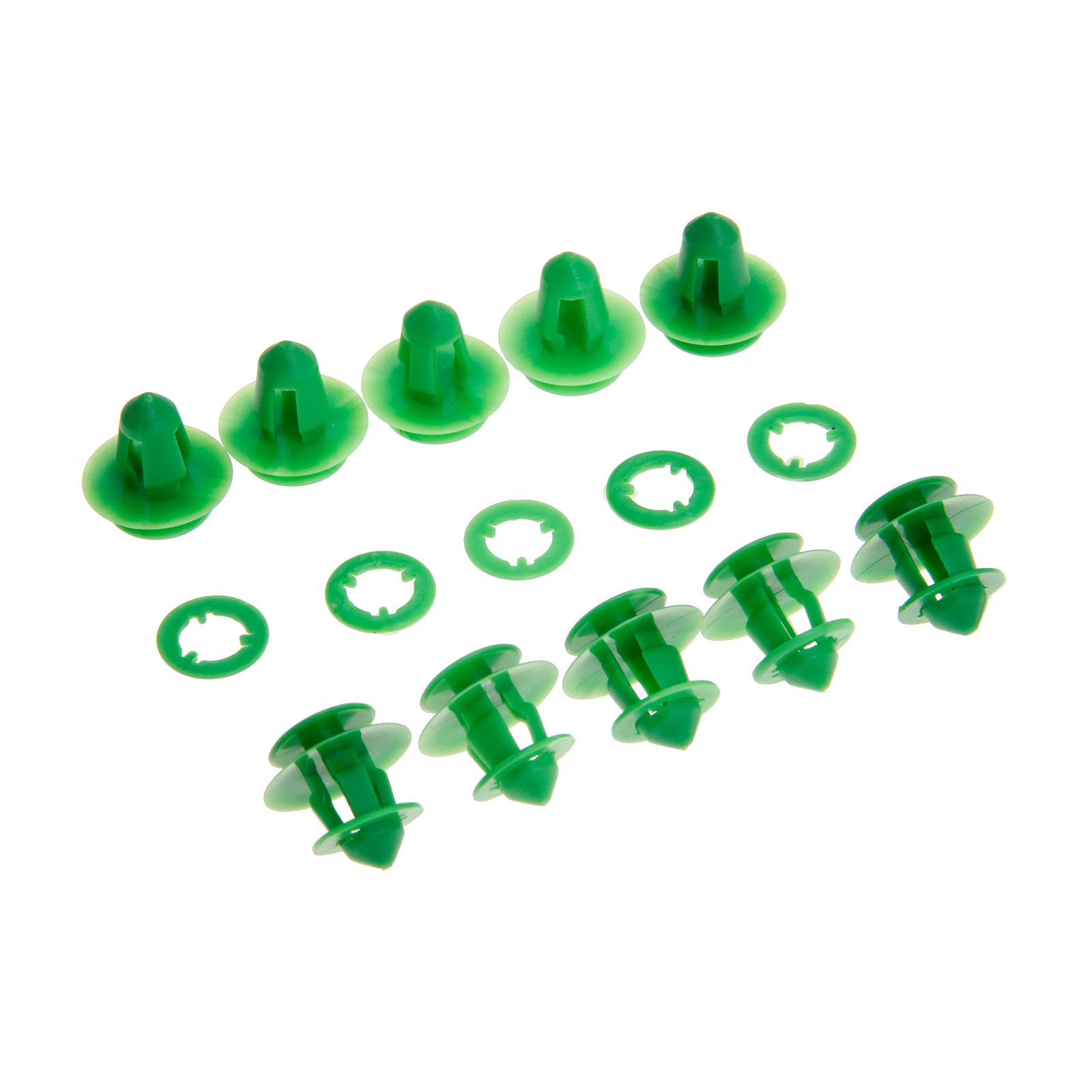 Mtsooning 50PCS Green Car Door Card Panel Trim Clips - Replacement for Mercedes Vito Viano W639 - Rear Tailgate Interior & Door Trim Retainers