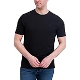 DKNY Soft Cotton T-Shirt for Men - Plain Casual & Dress Crew Neck Tee, Comfortable Premium Classic Fit Mens Tshirt