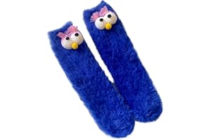 TFTSR Crazy Funny Fuzzy Silly Socks for Kids Women,Girls Fluffy Slipper Novelty Fun Socks,Boy Men Cute Cozy Soft Animal Socks