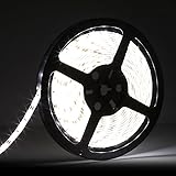 LEDMO 5630 Flexible Led Strip, Daylight 300pcs SMD 5630LEDs 16.4Ft DC12V Waterproof IP65 25Lm/LED,2 times brightness than SMD5050 LED Ribbon, LED Tape Light