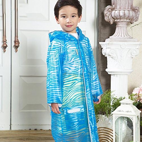 Waterproof Jackets Children Raincoat Boys And Girls Raincoats Single Poncho With Bags Bit(4-12 Years Old)