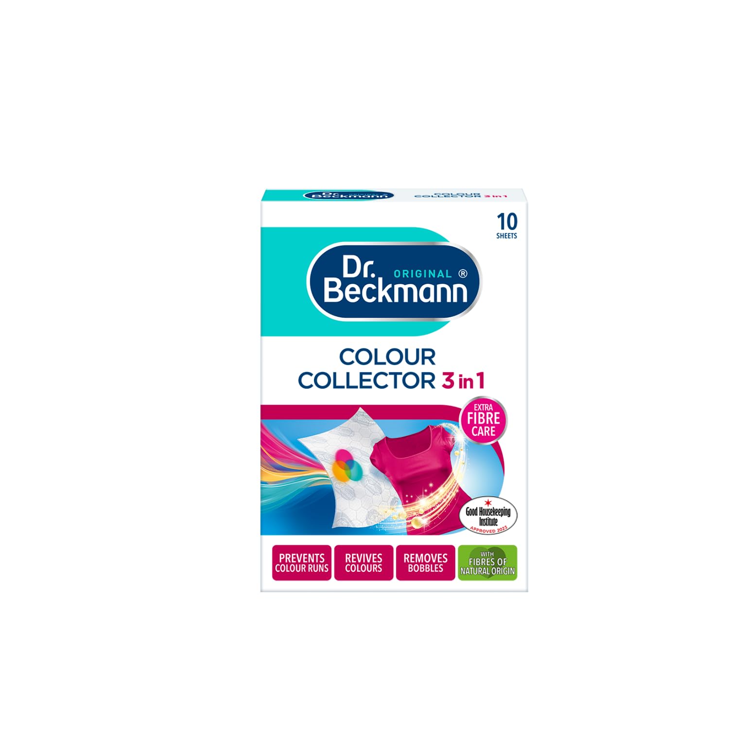 Dr. Beckmann Colour Collector 3in1, Prevents colour runs,10 sheets — image 1